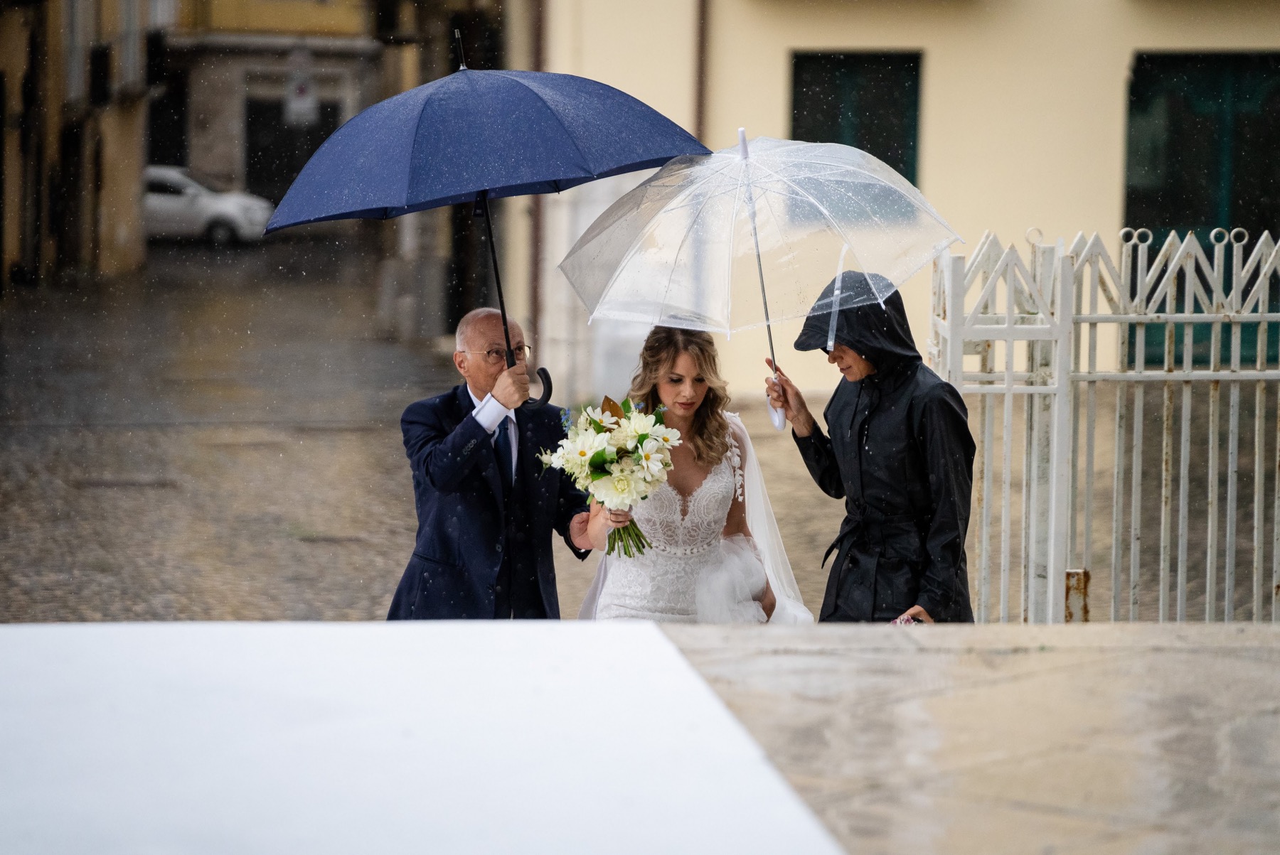 sposarsi con la pioggia